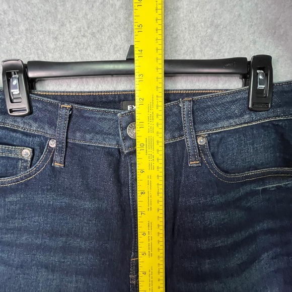 Express Jeans Men 34x27.5 Blue Denim Skinny Fit Stretch‎ Y2K Casual Faded - Picture 5 of 12